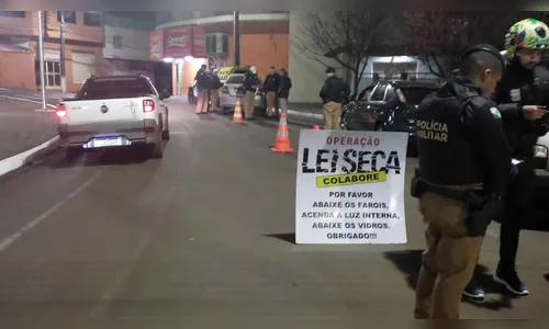 Blitz da Lei Seca em Jardim Alegre e Ivaiporã aborda 62 veículos