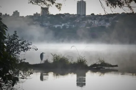 O amanhecer será de temperaturas amenas na Cidade Alta