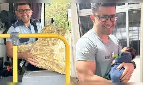 Passageiros fazem chá de fralda para motorista de ônibus que virou pai