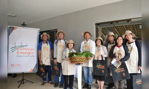 Programa da Copel, Cultivar Energia inaugura segunda horta comunitária
