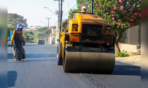 Serviços de recape avançam e chegam na Rua Eurilemos em Arapongas