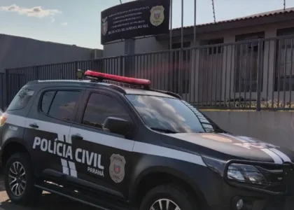 Suspeito foi encaminhado para o Departamento de Polícia Penal do Paraná (Deppen-PR)