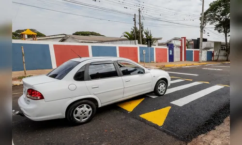 Apucarana implanta mais 27 faixas elevadas de pedestres; veja locais