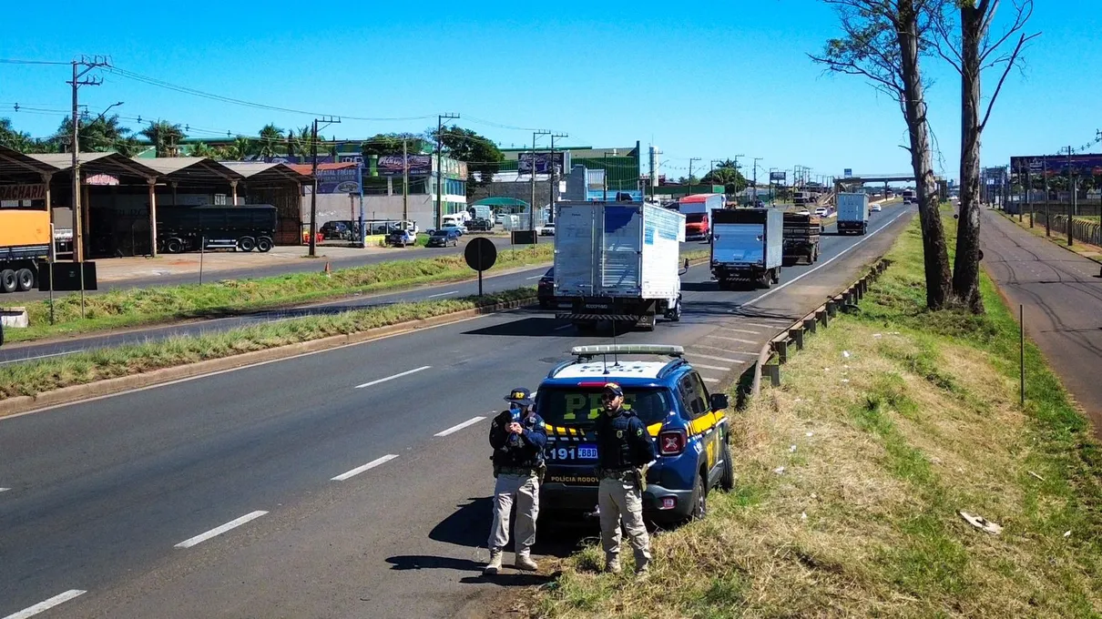 A PRF continua a intensificar as ações de fiscalização de velocidade na região