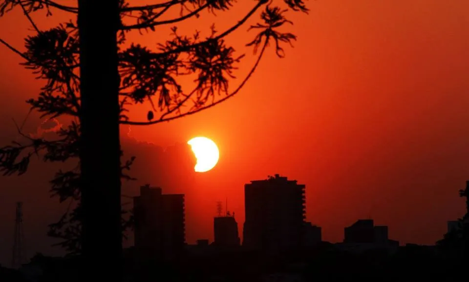 A informação foi divulgada pelo Sistema de Tecnologia e Monitoramento Ambiental do Paraná (Simepar)