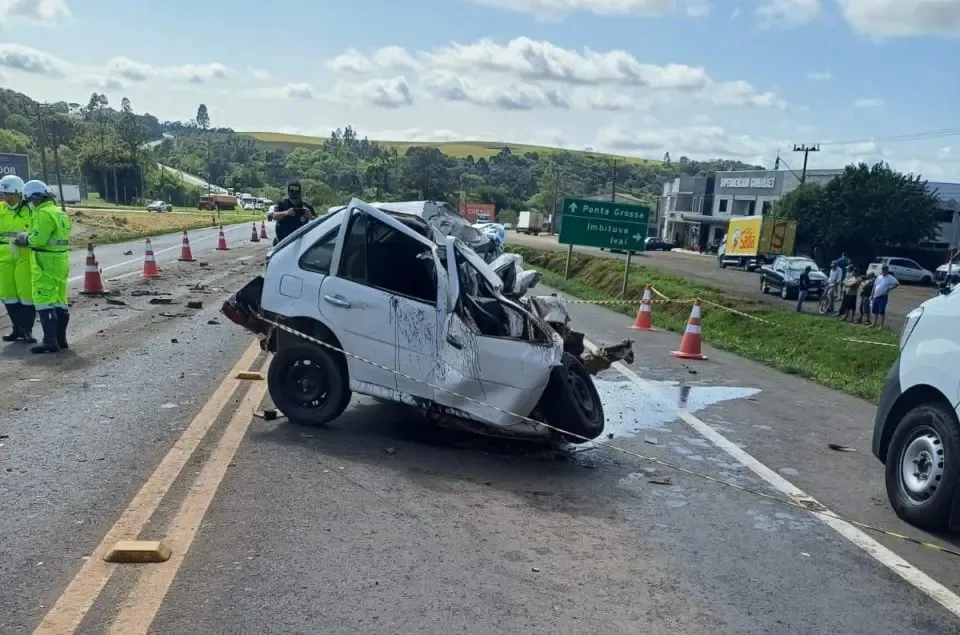 A vítima, de 30 anos, morreu no local do acidente