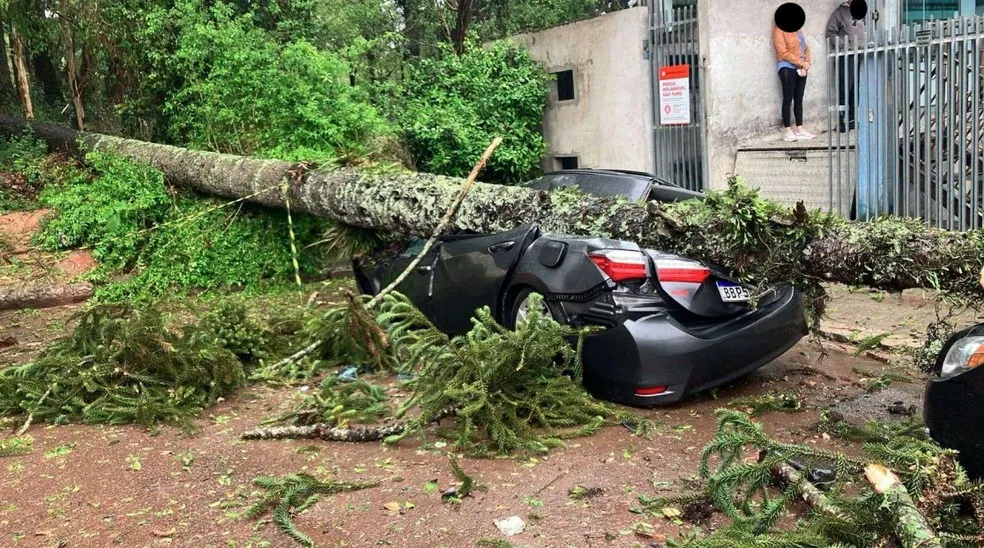 A vítima fatal estava dentro de um Toyota Corolla quando foi atingido