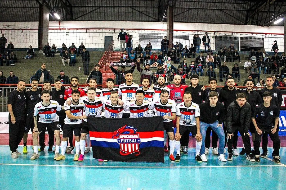 Apucarana Futsal joga no Lagoão nesta quarta-feira