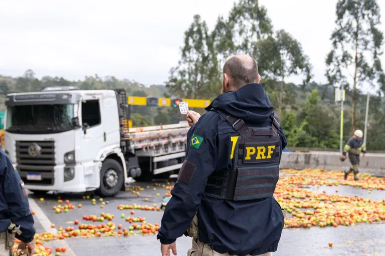 Cartela de comprimidos de anfetaminas foi encontrada no caminhão