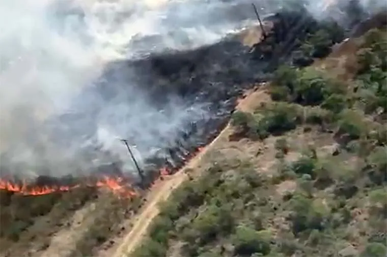 Incêndio havia atingido uma área de aproximadamente 100 mil metros quadrados na Fazenda Baroneza