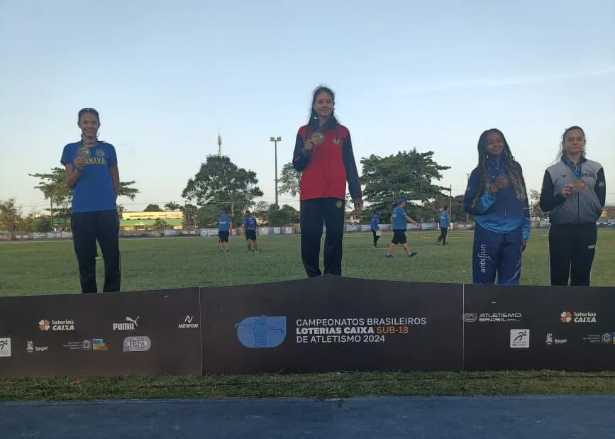 Madelaine Gomes da Silva foi campeã no salto em altura