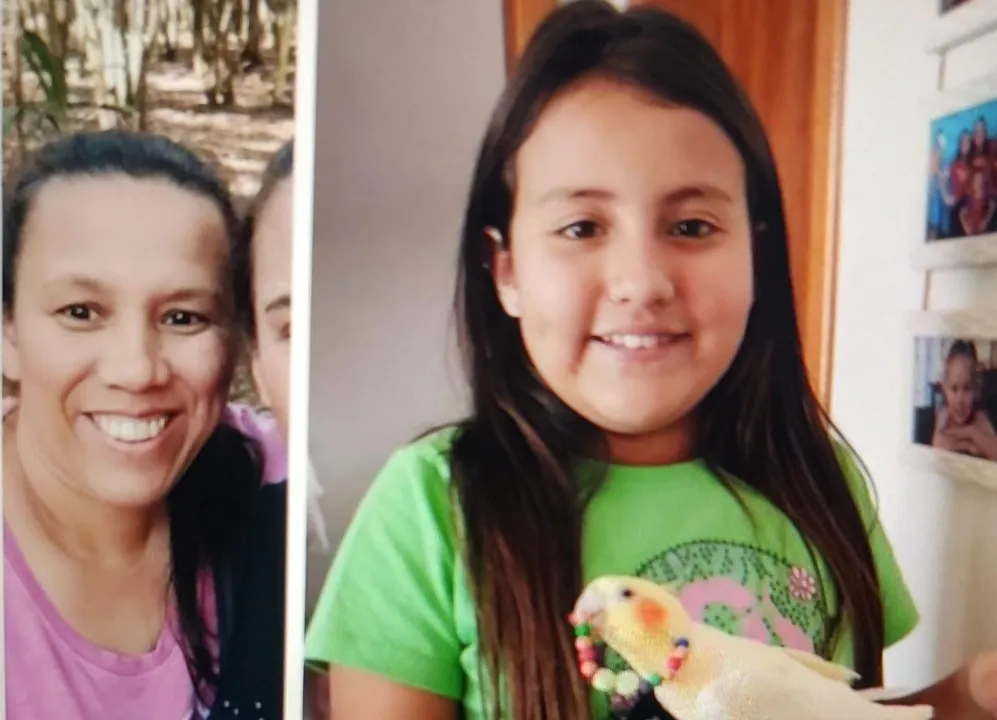 Marinalva Machado, de 40 anos, e Sofia Oliveira Machado, de 10 anos