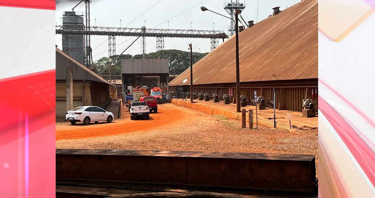 O silo em que houve a queda das vítimas comporta aproximadamente duas mil toneladas do grão