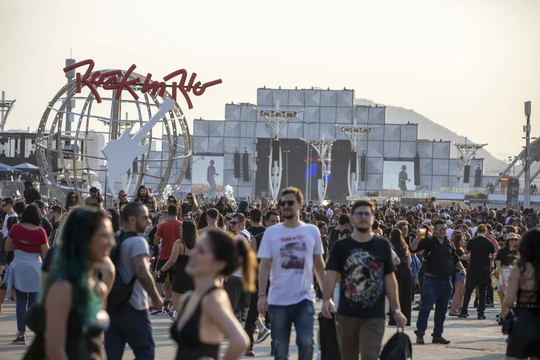 Rock in rio tem trafego de dado celulares gigante