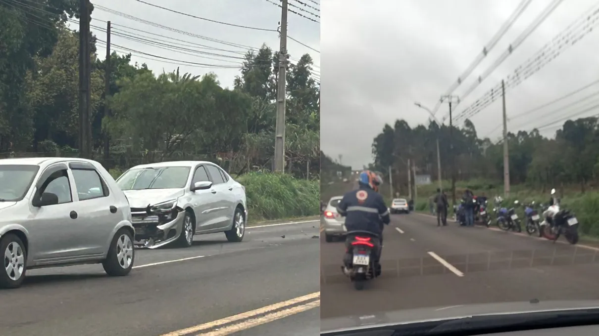 Segundo informações de testemunhas que passam pelo local, o acidente aconteceu na pista que segue no sentido à área urbana de Apucarana.