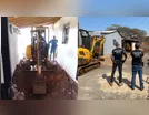 Polícia usa escavadeira na busca por corpo desovado em Bom Sucesso