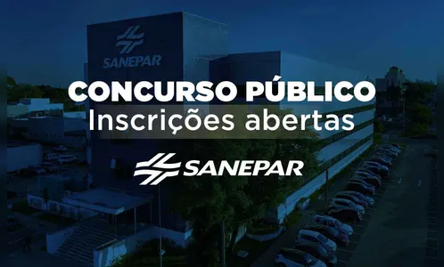 Abertas as inscrições para o concurso público da Sanepar