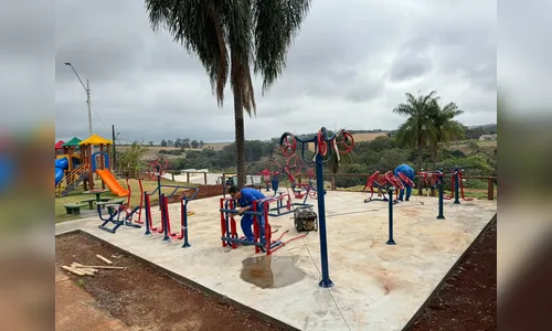 Residencial Interlagos ganha academia ao ar livre em Apucarana