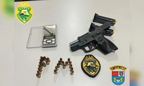 Homem é preso com arma fogo e cigarro de maconha em Ivaiporã