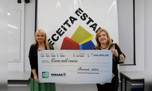 Prêmio de R$ 100 mil do Nota Paraná é entregue a moradora de Curitiba