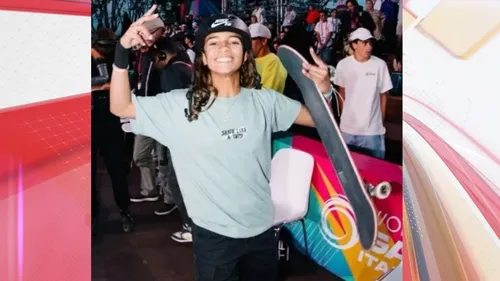 A "fadinha do skate" enfrentou sete atletas japonesas na decisão