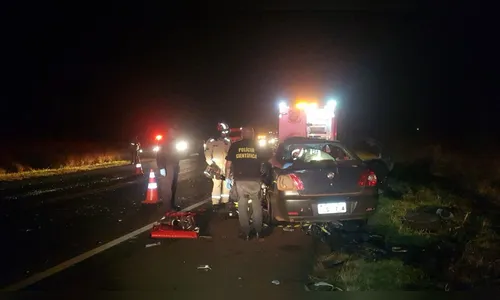 Homem morre em batida contra carreta na BR-369 em Cascavel
