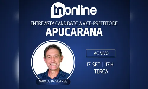 TNOnline entrevista candidato a vice Marcos da Vila Reis; veja