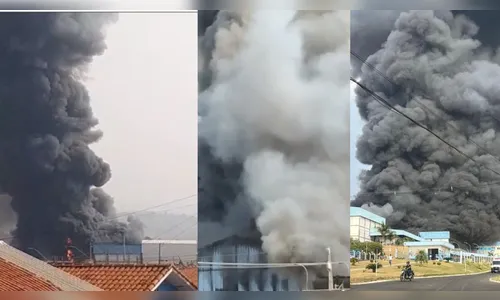 Incêndio no frigorífico: casas próximas ao local são evacuadas