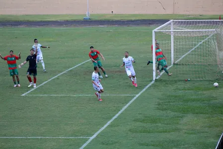 Arapongas EC comemora gol no Estádio do Café