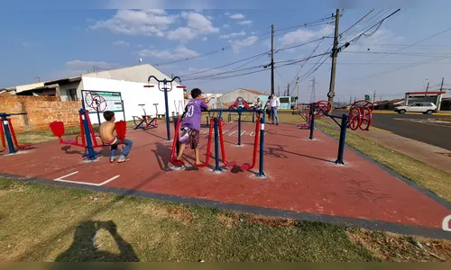 Bairros de Apucarana ganham novas academias ao ar livre