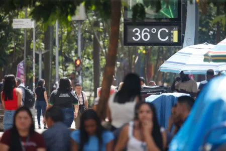 Calor até sábado