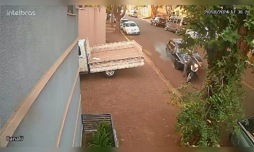 Vídeo mostra acidente que deixou idoso ferido em Apucarana; veja