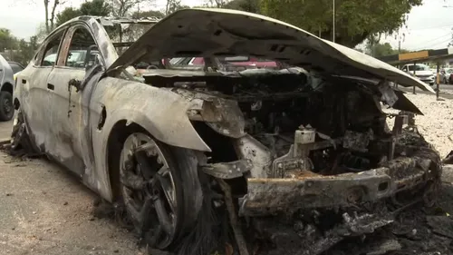 Carro da vítima foi encontrado incendiado hora depois do sequestro