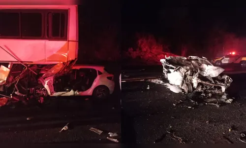 Acidente entre ônibus e carros deixa dois mortos em Mandaguari