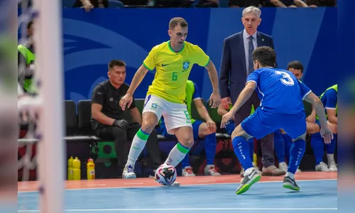 Brasil goleia Croácia e garante oitavas da Copa do Mundo de futsal