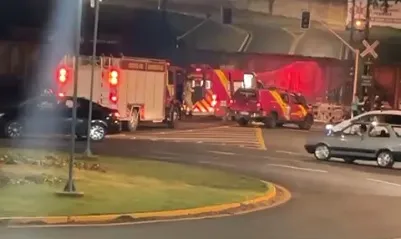 Corpo de Bombeiros foi ao local