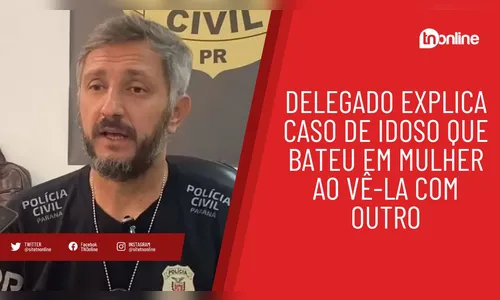 Delegado explica caso de idoso que bateu em mulher ao vê-la com outro