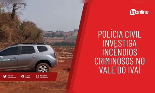 Drone mostra estragos provocados por queimadas no Vale do Ivaí