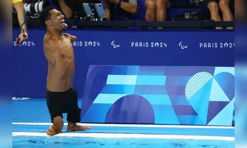 Gabrielzinho bate recorde em eliminatória da natação na Paralimpíada