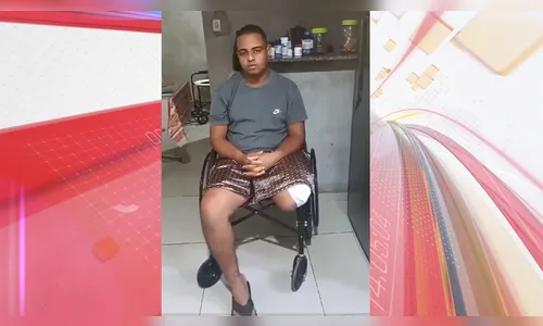Após perder perna em acidente, jovem pede ajuda para comprar prótese