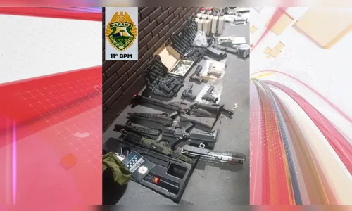 Polícia apreende 'arsenal' de airsoft após acidente na PR-317
