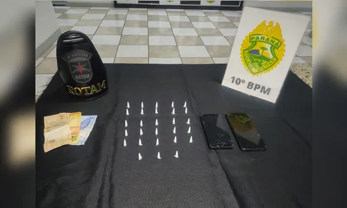 Motociclista é preso com 28 eppendorfs de cocaína no Jardim Colonial