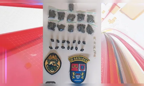 Drogas na pochete: PM apreende maconha, cocaína e crack em Apucarana