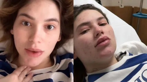 Nos stories do Instagram, Virginia apareceu no leito do hospital pela manhã e contou o que aconteceu