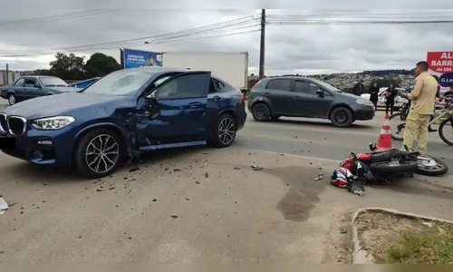 Câmera flagrou acidente que matou motociclista de 20 anos no PR