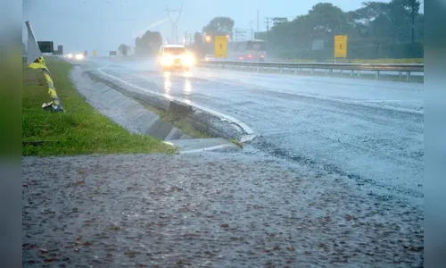 Temporal continua no Paraná neste fim de semana; veja áreas em risco