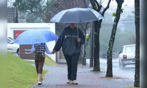 Frente fria se aproxima e promete chuva e temperaturas amenas ao PR