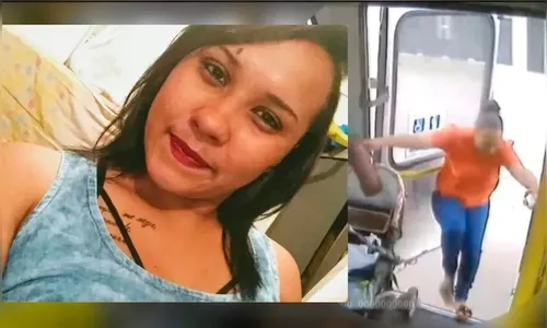 Polícia faz perícia em ônibus em que mulher caiu e morreu