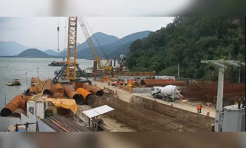 Trabalhador sofre queda e morre na construção da ponte de Guaratuba
