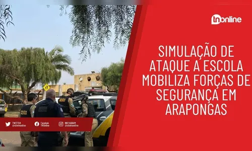 Simulação de ataque a escola mobiliza forças de segurança